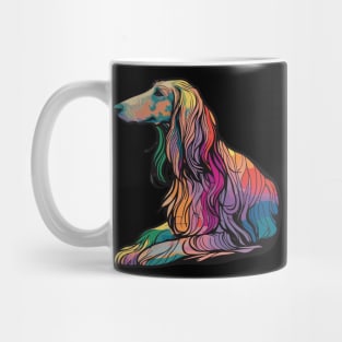 Afghan Hound Dog Art Mug